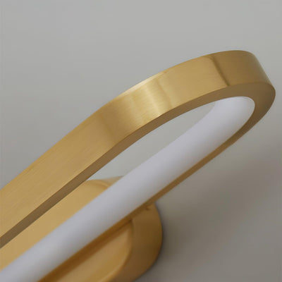 Casaraya Modern Minimalist LED Brass Wall Light