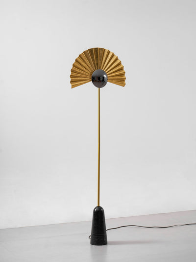 Solvaar Gilded Fan Floor Lamp