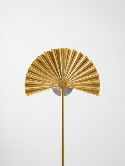 Solvaar Gilded Fan Floor Lamp