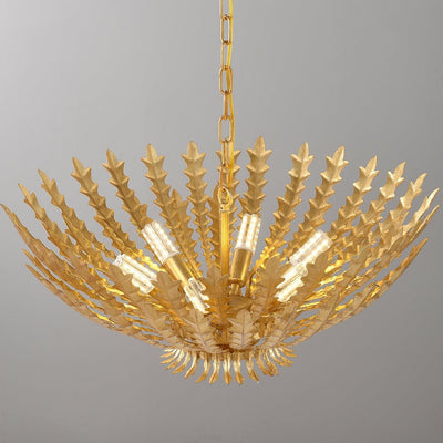 Lumuira Luxurious Gilded Acanthus Chandelier