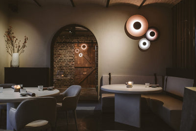 Ginger Modern Minimalist Round Wall Lamp