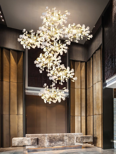 Eurzoris Gingko Leaf Chandelier