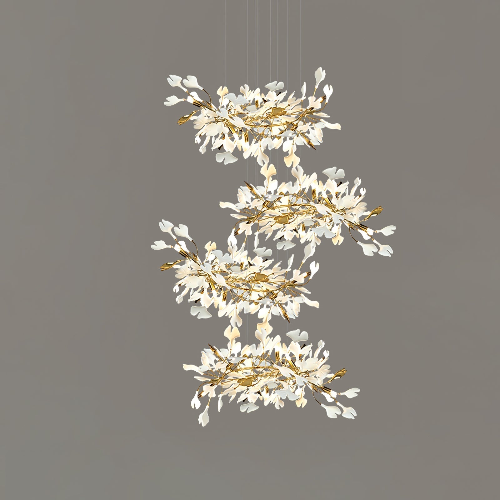 Eurzoris Gingko Leaf Chandelier