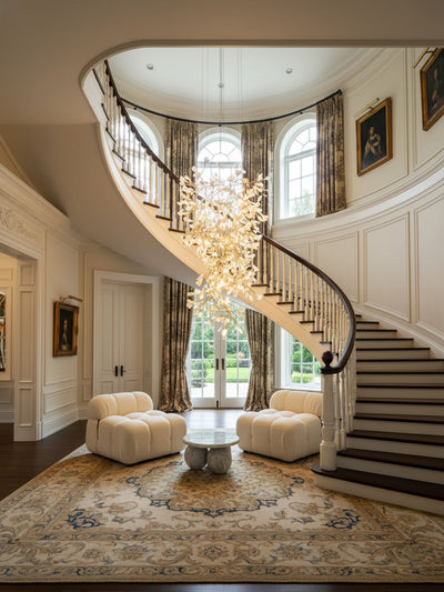 Bough Zephyr Ceramics Chandelier