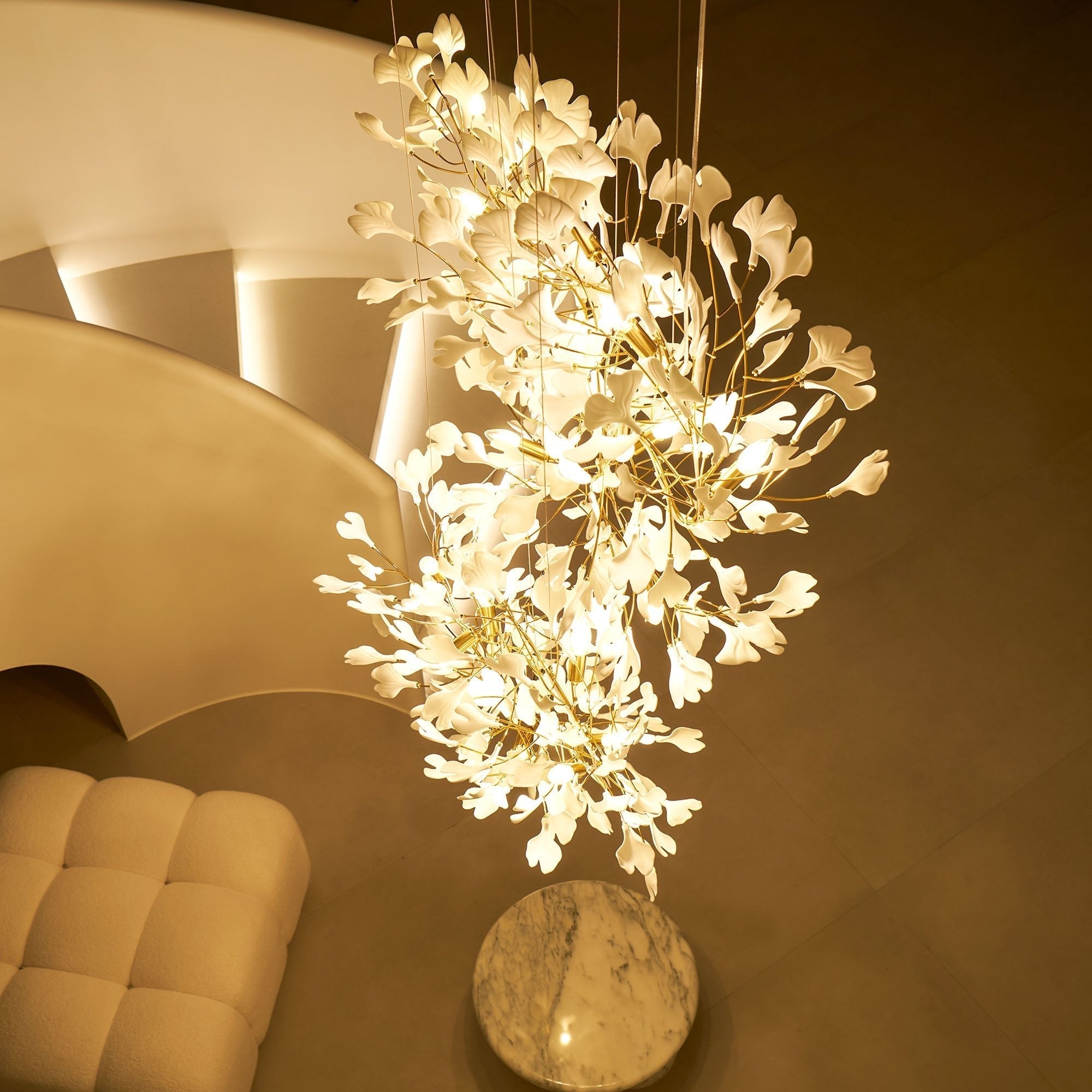 Bough Zephyr Ceramics Chandelier