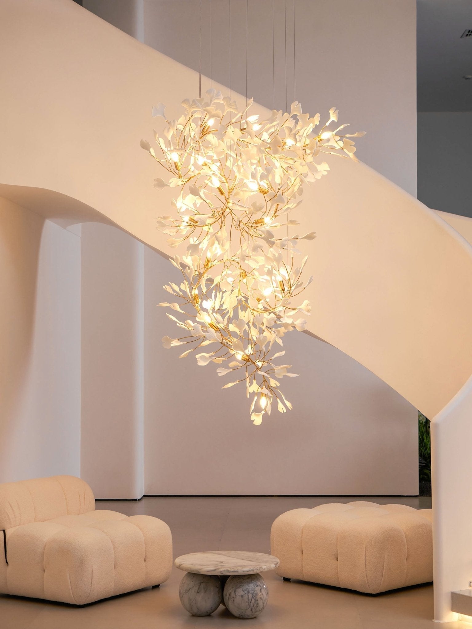 Bough Zephyr Ceramics Chandelier