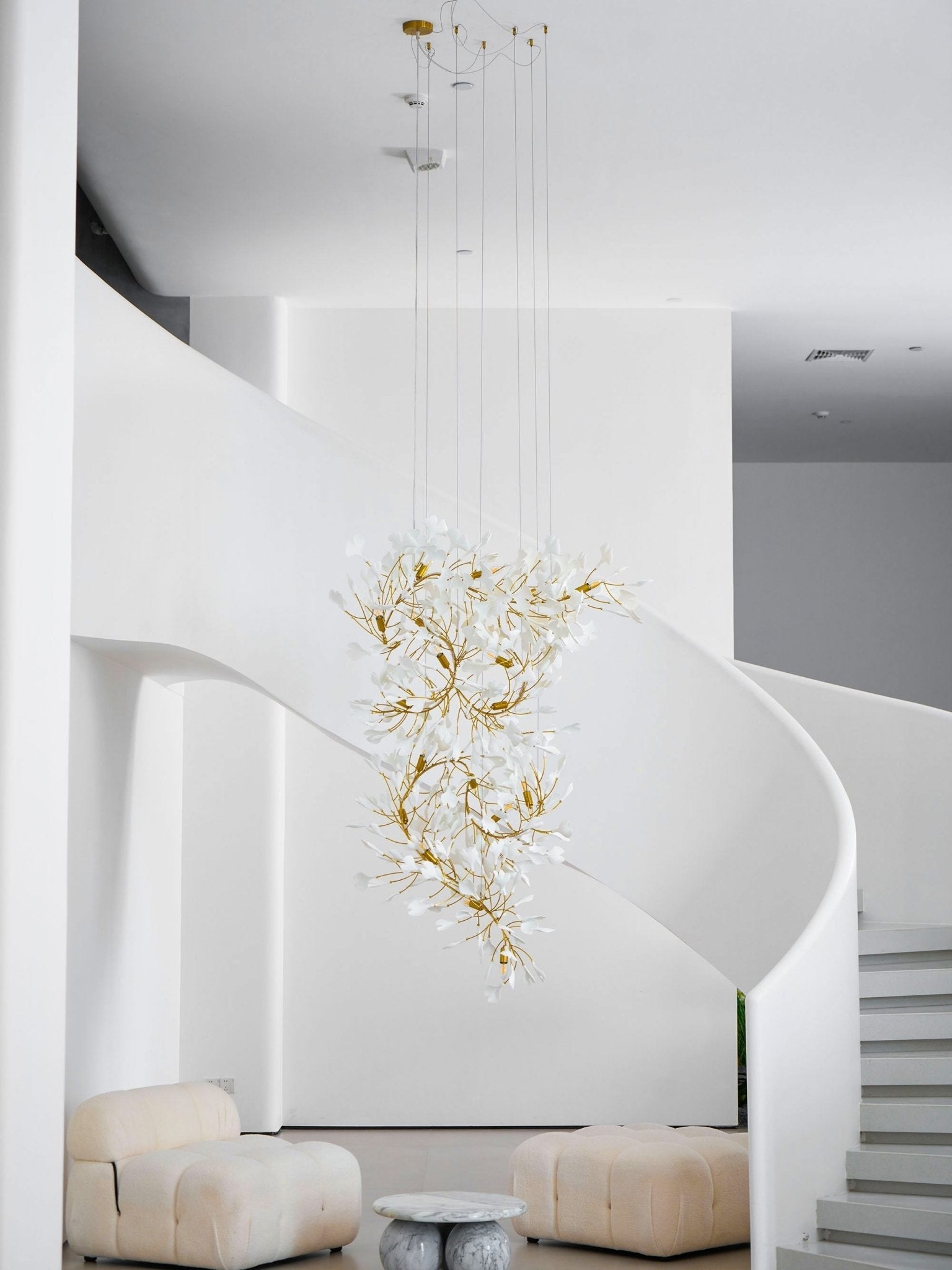 Bough Zephyr Ceramics Chandelier