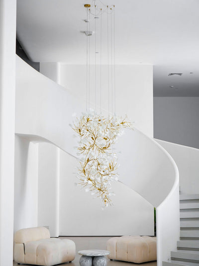 Bough Zephyr Ceramics Chandelier