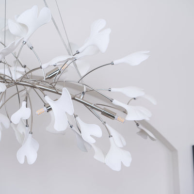 Oriiselle Chandelier Ceramic Gingko Petal Gold