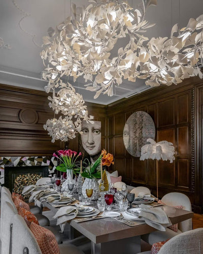 Eurzoris Gingko Leaf Chandelier