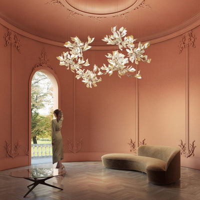 Eurzoris Gingko Leaf Chandelier