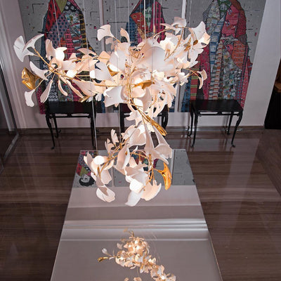 Eurzoris Gingko Leaf Chandelier