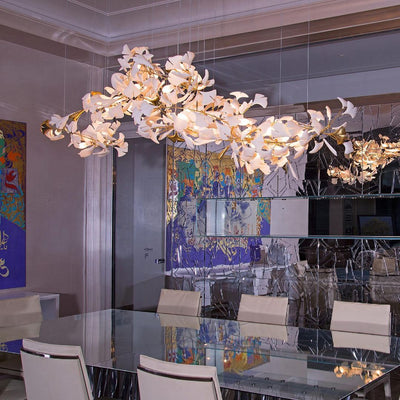 Eurzoris Gingko Leaf Chandelier