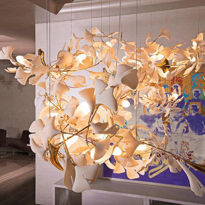 Eurzoris Gingko Leaf Chandelier