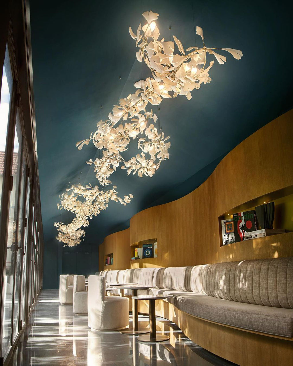 Eurzoris Gingko Leaf Chandelier