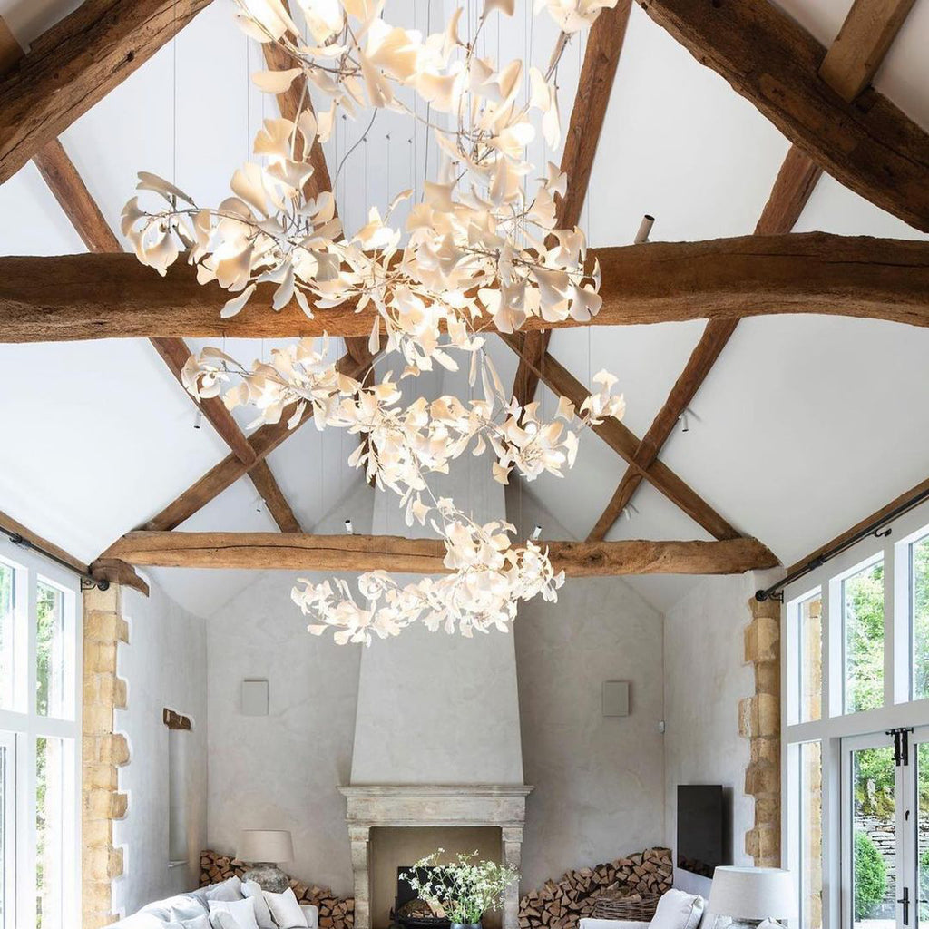 Eurzoris Gingko Leaf Chandelier