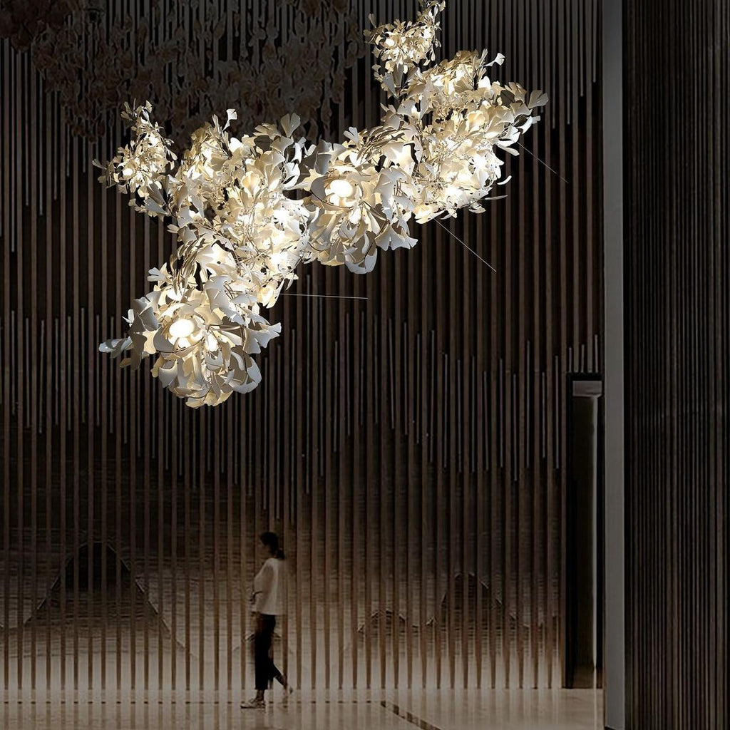 Eurzoris Gingko Leaf Chandelier