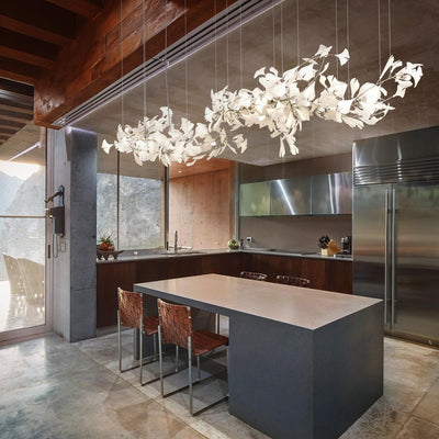 Eurzoris Gingko Leaf Chandelier