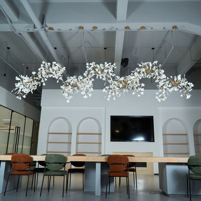 Ginkgo Cluster Chandelier