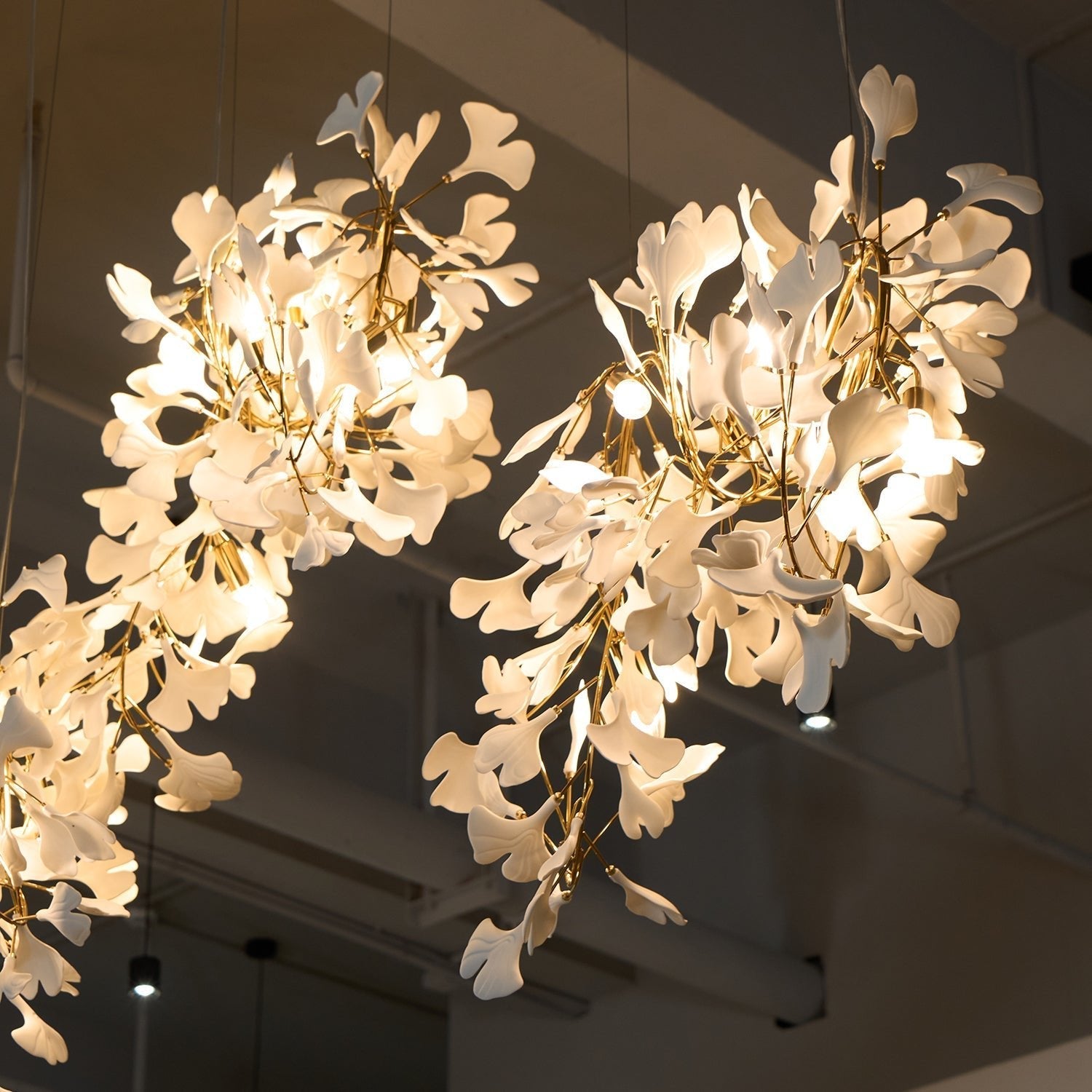 Ginkgo Cluster Chandelier