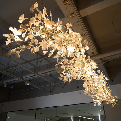 Ginkgo Cluster Chandelier