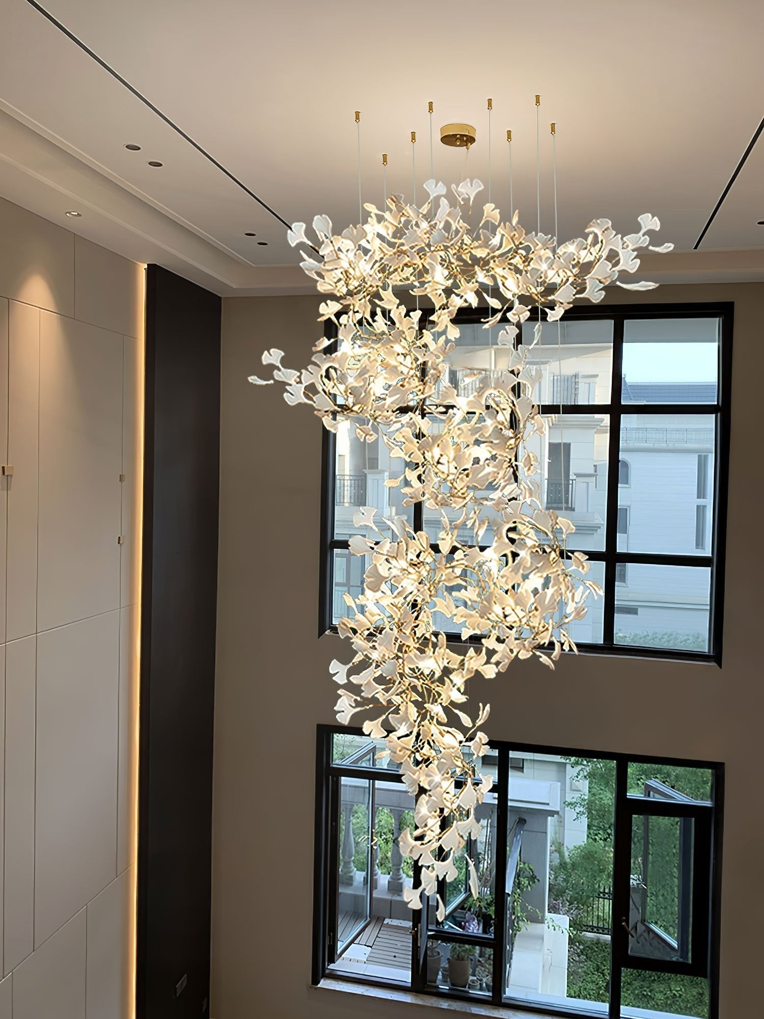 Bough Zephyr Ceramics Chandelier