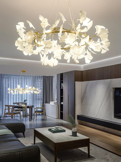 Orelalella Chandelier Gingko LED Branch