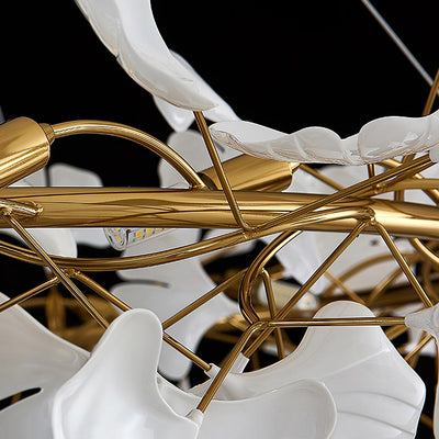 Orelalella Chandelier Gingko LED Branch