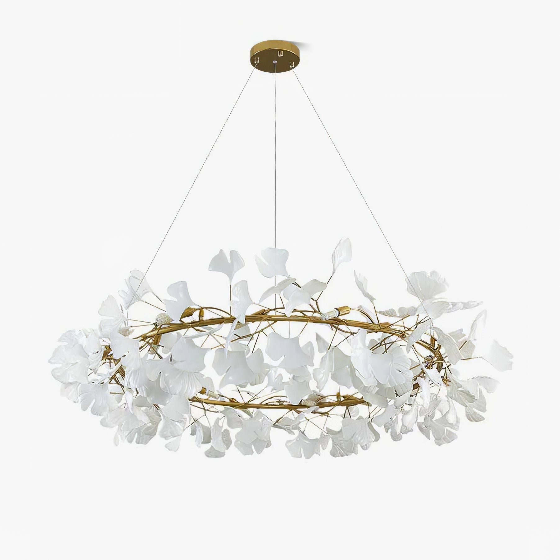 Orelalella Chandelier Gingko LED Branch
