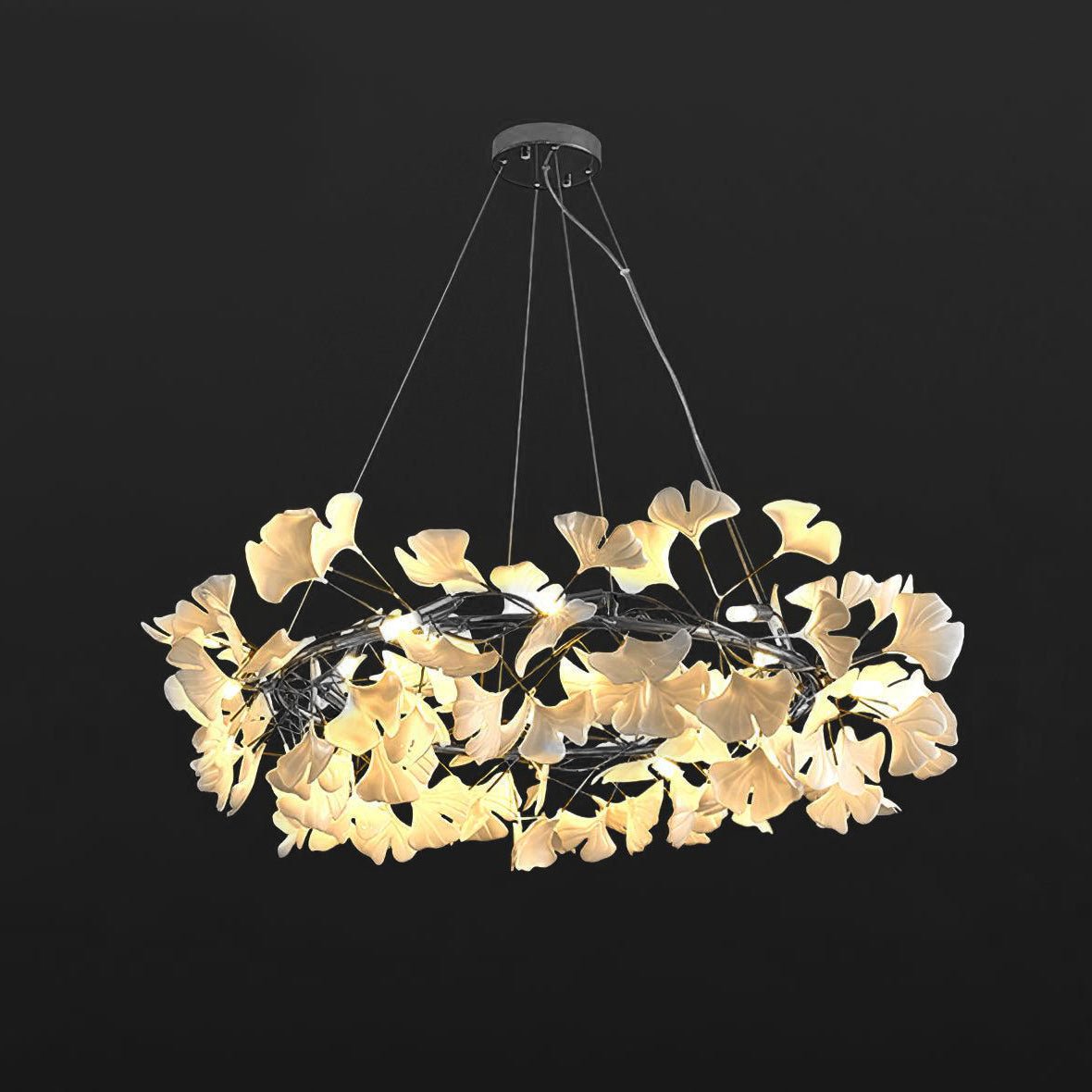Orelalella Chandelier Gingko LED Branch