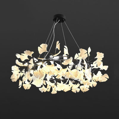 Orelalella Chandelier Gingko LED Branch