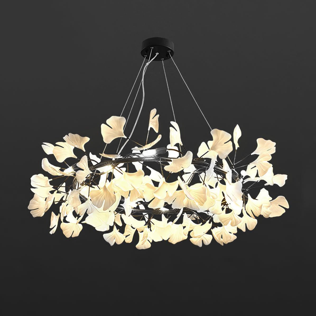 Orelalella Chandelier Gingko LED Branch