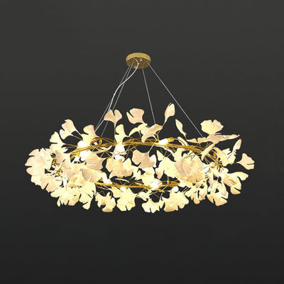 Orelalella Chandelier Gingko LED Branch