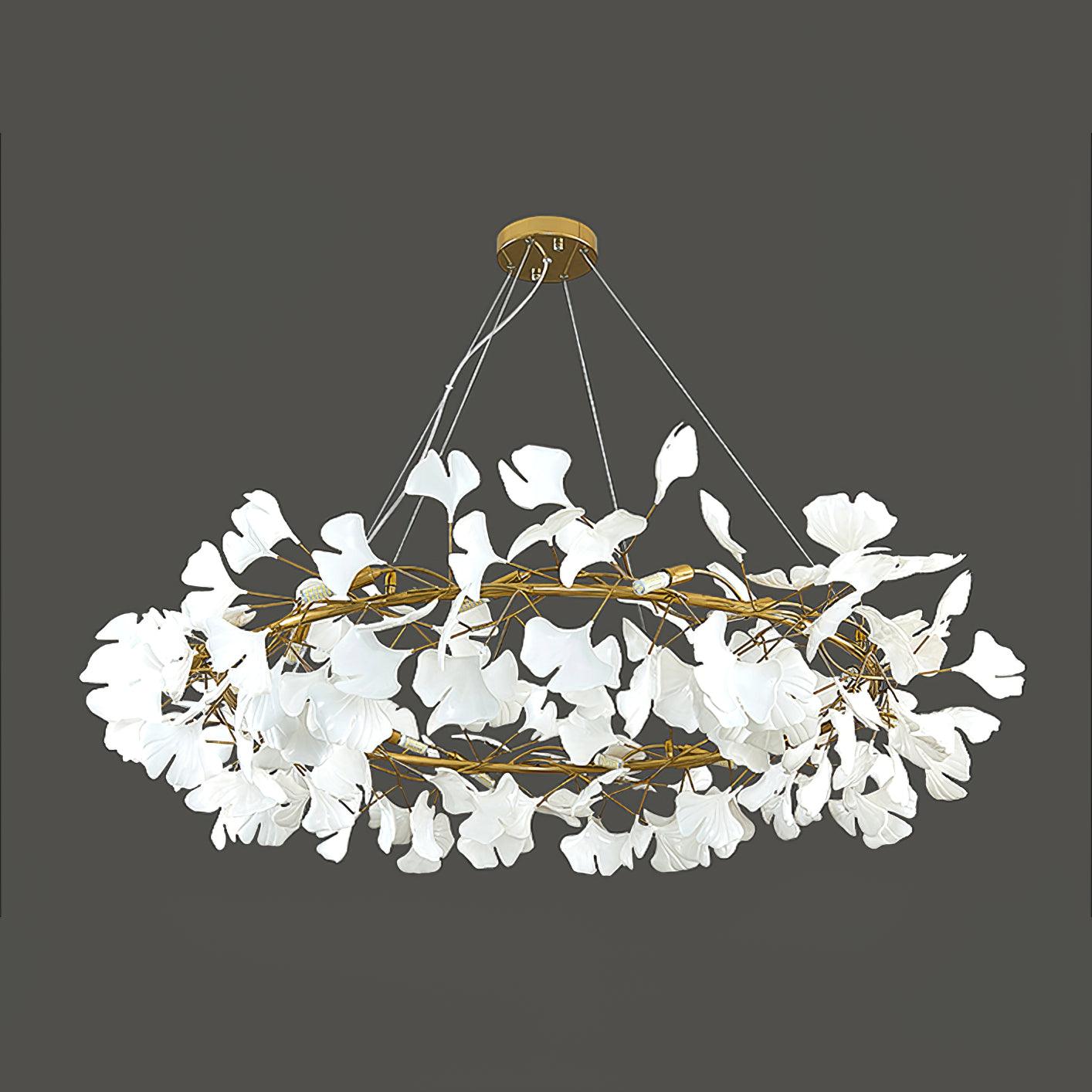 Orelalella Chandelier Gingko LED Branch