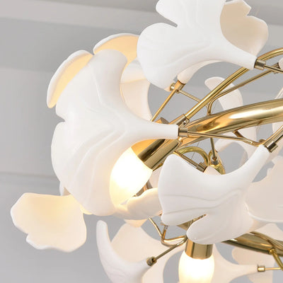 Eurzoris Gingko Leaf Chandelier