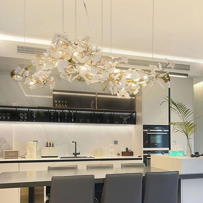 Eurzoris Gingko Leaf Chandelier
