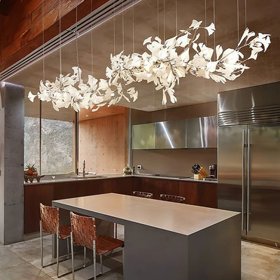 Eurzoris Gingko Leaf Chandelier
