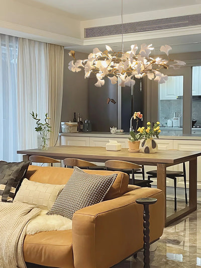 Eurzoris Gingko Leaf Chandelier