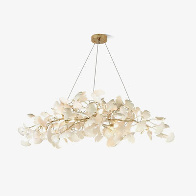 Oriiselle Chandelier Ceramic Gingko Petal Gold