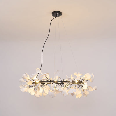 Orelalella Chandelier Gingko LED Branch
