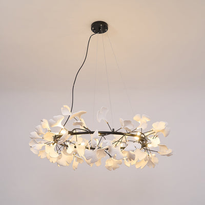 Orelalella Chandelier Gingko LED Branch
