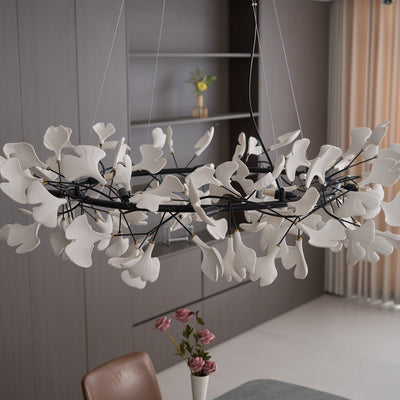 Orelalella Chandelier Gingko LED Branch