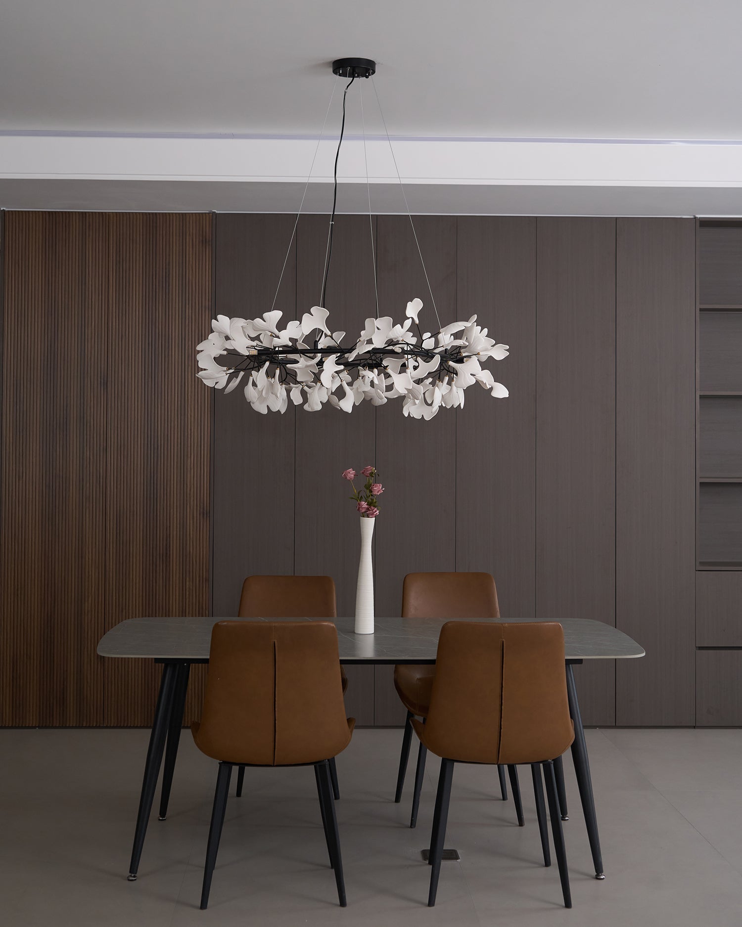 Orelalella Chandelier Gingko LED Branch