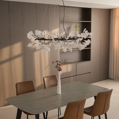 Orelalella Chandelier Gingko LED Branch