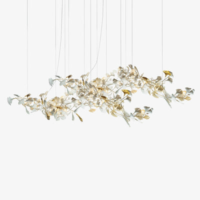 Viraaelle Leaves Combination Gingko Ceramics Chandeliers