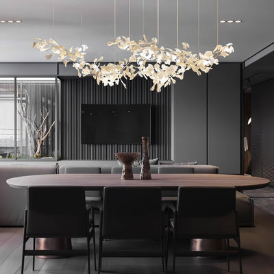 Elorus Double Layer Combination Gingko Chandelier
