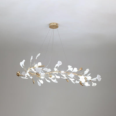 Vixu Postmodern Luxury Gingko Ceramics Chandelier