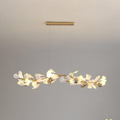 Vixu Postmodern Luxury Gingko Ceramics Chandelier