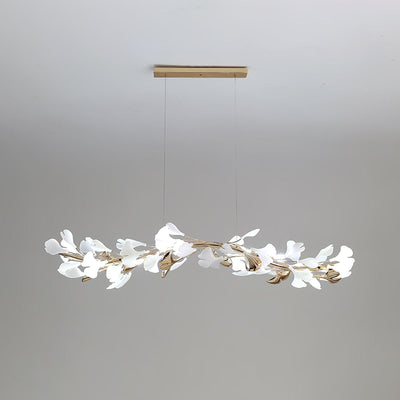 Vixu Postmodern Luxury Gingko Ceramics Chandelier