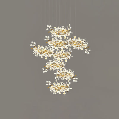 Eurzoris Gingko Leaf Chandelier